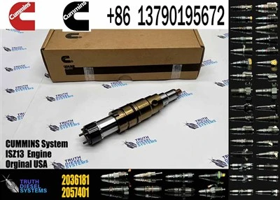 Fabbrika CUMMINS ISZ13 Assemblaġġ ta' Injettur tal-Fjuwil Common Rail 2057401 2036181 2031835 574423 1933612 575176 Partijiet tal-Magna tat-Trakk Injettur Ġdid Oriġinali